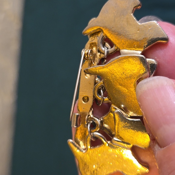 Vintage Silvertone Scotty Brooch - Picture 4 of 7